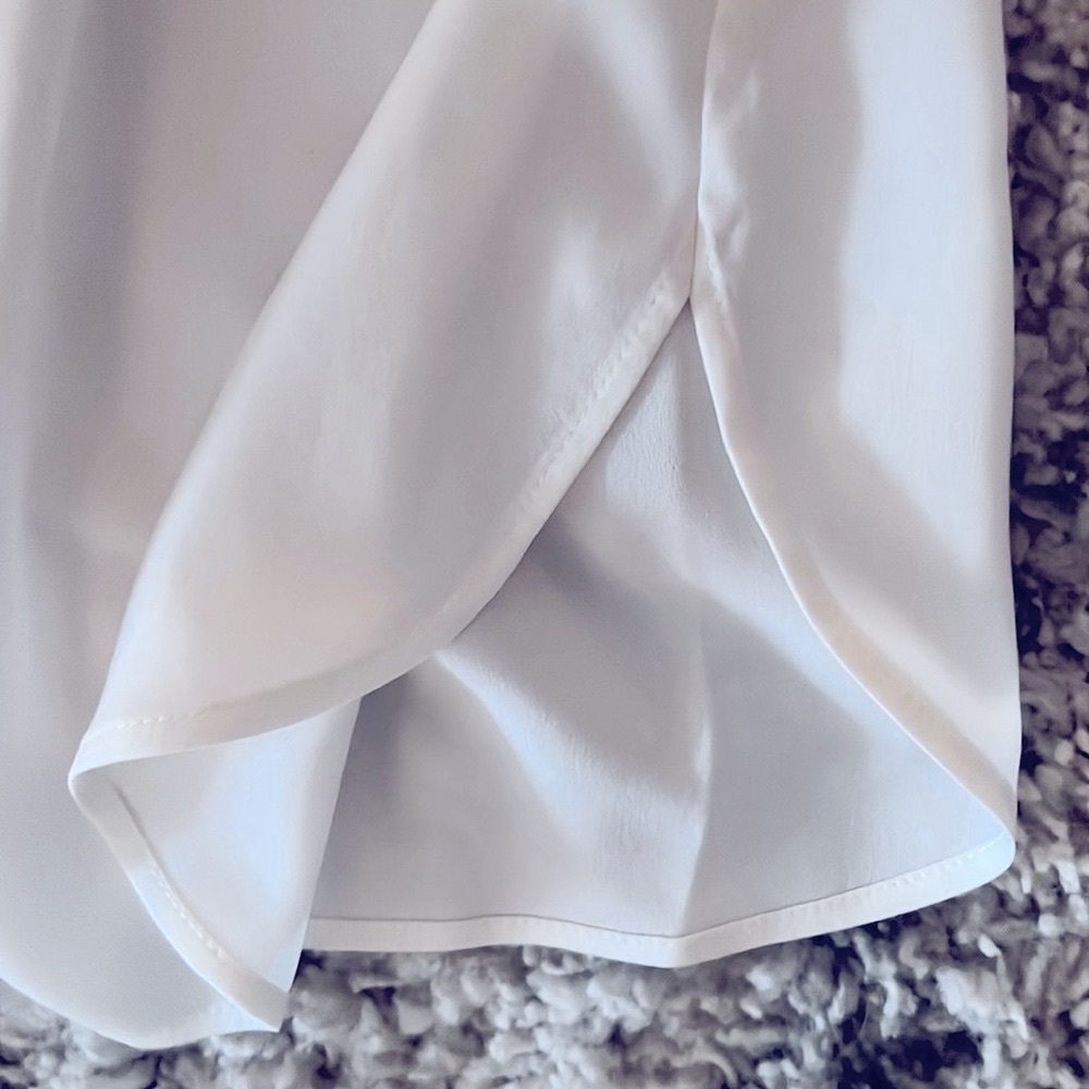 NEW WITH TAGS! J.CREW WOMENS DETAILED VINTAGE PLEATED BLOUSE | IVORY | FALL 2014 - Picture 5 of 7